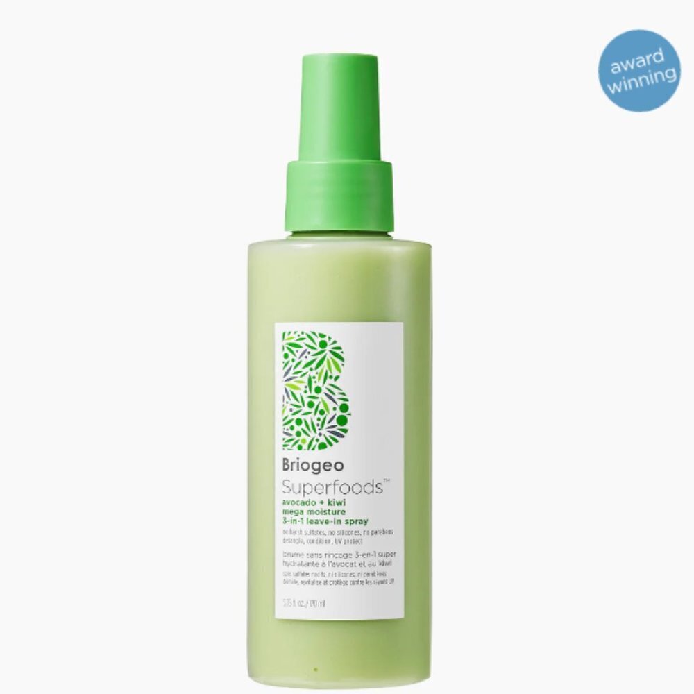 NWT Briogeo Superfoods™ Avocado + Kiwi  Mega Moisture 3-in-1 Leave-in Sp…